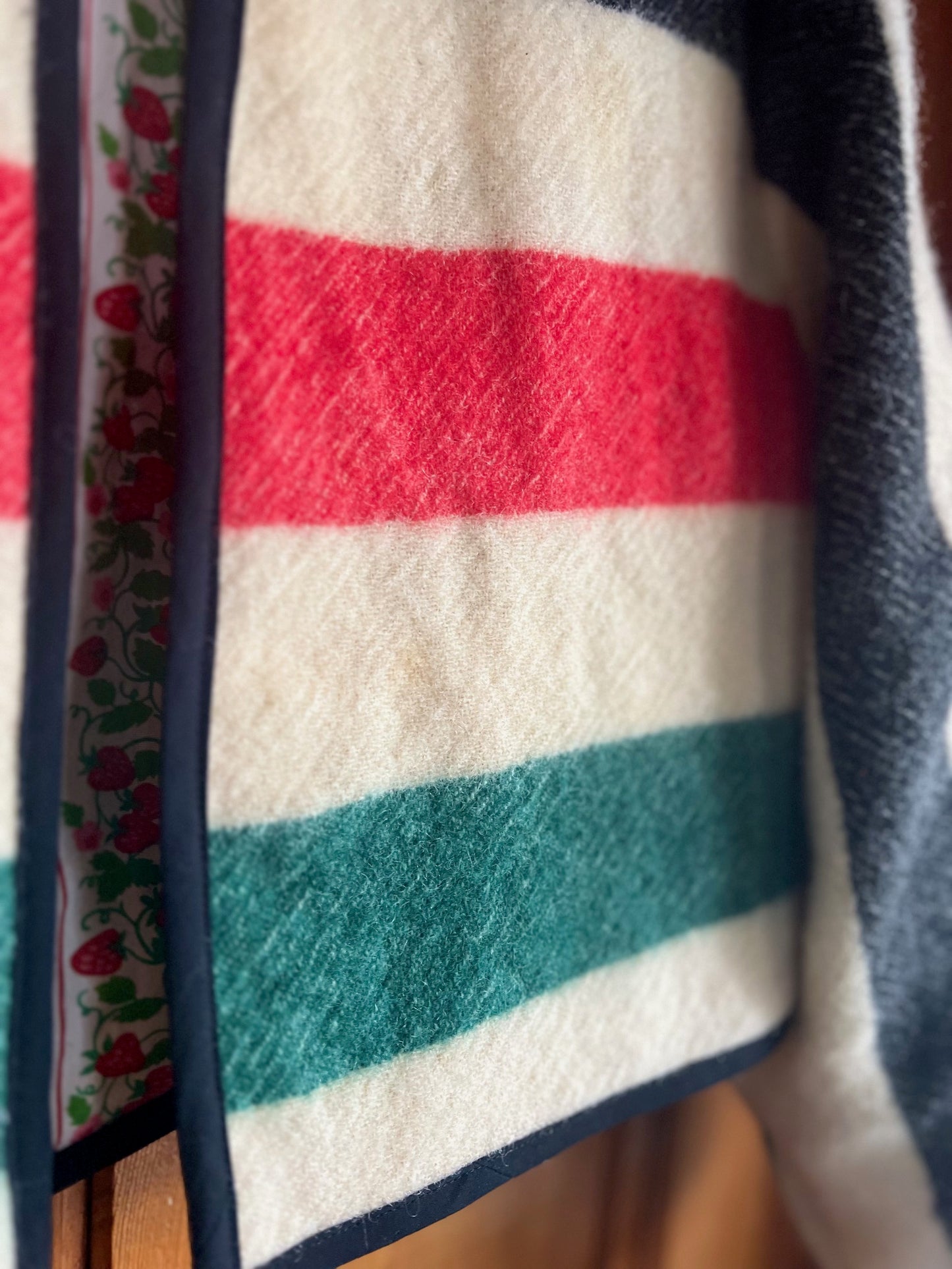 Homebody Crop Blanket Coat / Reversable